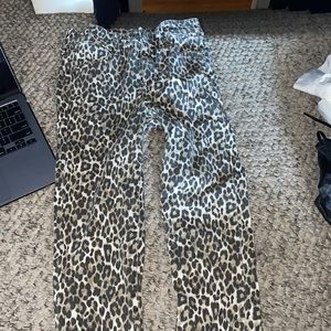 American eagle cheetah jeans